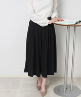 【SALE／50%OFF】SHOO・LA・RUE 【イージーケア】 大人世代の上品スカーチョ シューラルー パンツ その他のパンツ ベージュ ブラック ブルー