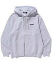 XLARGE STANDARD LOGO ZIP HOODED SWEATSHIRT パーカー XLARGE エクストララージ トップス パーカー・フーディー グレー ブラック ブラウン グリーン ネイビー【送料無料】