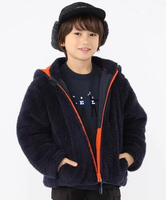 【SALE／60%OFF】SHIPS KIDS SHIPS KIDS:100~130cm /＜撥水/手洗い可能＞ボーイズ ボア リバーシブル ジャケット シップス ジャケット・アウター その他のジャケット・アウター ネイビー ブラウン【送料無料】