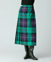 allureville 【O'NEIL of DUBLIN(オニールオブダブリン)】COMBINATION LONG KILT アルアバイル スカート その他のスカート グリーン【送料無料】