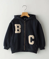 【SALE／60%OFF】SHIPS KIDS BOBO CHOSES:100~130cm / BIG B.C ZIPPED HOODIE シップス トップス パーカー・フーディー ネイビー【送料無料】