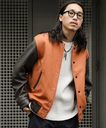 【SALE／30%OFF】Schott *SKOOKUM/*スクーカム/STUDIUM JACKET $110/110ドル スタジアムジャケット ショット ジャケット・アウター ブルゾン・ジャンパー オレンジ ブラック ネイビー【送料無料】