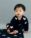 IENA ENFANT 【BaYiRi/バイリ】 別注 AMOR JUMPSUIT baby イエナ　アンファン マタニティウェア・ベビー用品 ベビー肌着・新生児服 ブラック【送料無料】