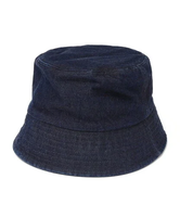 【SALE／50%OFF】SHIPS KIDS ARCH&LINE:オーガニック コットン DENIM BUCKET HAT シップス 帽子 ハット ブルー ホワイト ブラック