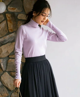 【SALE／40%OFF】組曲 ルーズフィットタートル ニット クミキョク トップス ニット パープル グレー ブラック グリーン【送料無料】