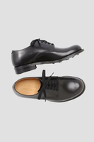 MARGARET HOWELL LEATHER LACE UP SHOES マーガレット・ハウエル シューズ・靴 その他のシューズ・靴 ブラック【送料無料】