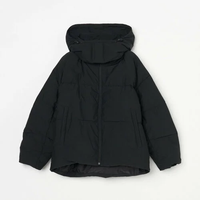 【SALE／50%OFF】HELIOPOLE SHORT DOWN HOODY エリオポール ジャケット・アウター ダウンジャケット・ダウンベスト ブラック【送料無料】