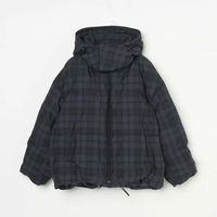 【SALE／50%OFF】HELIOPOLE SHORT DOWN HOODY(PLAID) エリオポール ジャケット・アウター ダウンジャケット・ダウンベスト【送料無料】