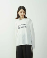 Soffitto レイヤードプリントロングTシャツ ソフィット トップス カットソー・Tシャツ ホワイト【送料無料】