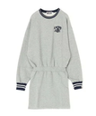 A BATHING APE A BATHING APE SWEAT ONEPIECE ア ベイシング エイプ ワンピース・ドレス ワンピース グレー ネイビー【送料無料】