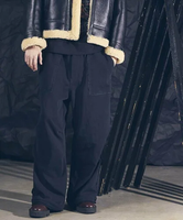 【SALE／20%OFF】MAISON SPECIAL Heavy-Weight Sweat Snow Wide Pants メゾンスペシャル パンツ ジャージ・スウェットパンツ ブラック ホワイト ブラウン【送料無料】