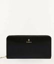 FURLA FURLA CAMELIA XL ZIP AROUND フルラ 財布・ポーチ・ケース 財布 ブラック【送料無料】