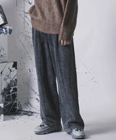 MAISON SPECIAL Chemical Over-Dye Heavy-Weight Sweat Pin tuck Easy Wide Pants メゾンスペシャル パンツ ジャージ・スウェットパンツ ブラック ホワイト パープル レッド ブラウン【送料無料】