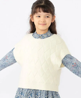 【SALE／50%OFF】SHIPS KIDS SHIPS KIDS:100~140cm /＜手洗い可能＞ジャカード ベスト シップス トップス ベスト・ジレ ホワイト ベージュ【送料無料】