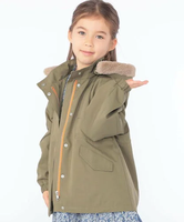 【SALE／50%OFF】SHIPS KIDS SHIPS KIDS:100~130cm /＜洗濯機可能＞ツイル モッズ コート シップス ジャケット・アウター モッズコート グリーン【送料無料】