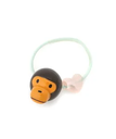 A BATHING APE BABY MILO HAIR RUBBER K ア ベイシング エイプ ヘアアクセサリー ヘアゴム ブラウン ピンク ブルー