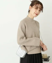 【SALE／30%OFF】N. Natural Beauty Basic 片畦ショートニット エヌ ナチュラルビューティーベーシック* トップス ニット ベージュ グレー グリーン【送料無料】