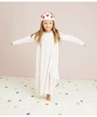 【SALE／30%OFF】PETIT BATEAU ベロアナイトドレス(王冠付き) プチバトー インナー・ルームウェア パジャマ ホワイト【送料無料】