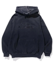 XLARGE OLD ENGLISH BLEACHED HOODED SWEATSHIRT パーカー XLARGE エクストララージ トップス パーカー・フーディー ブラック グリーン ネイビー【送料無料】