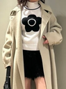 LILY BROWN 【WEB限定カラー】【LILY BROWN*MARY QUANT】 デイジーニットトップス リリーブラウン トップス ニット ホワイト ブラック グリーン ブルー【送料無料】