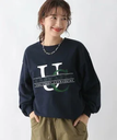 【SALE／20%OFF】LEPSIM アソート刺繍プルオーバー レプシィム トップス スウェット・トレーナー ネイビー ホワイト グレー【送料無料】