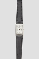 MARGARET HOWELL CALF BELT / RECTANGULAR WATCH マーガレット・ハウエル アクセサリー・腕時計 腕時計 ブラック【送料無料】