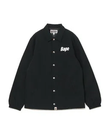 A BATHING APE BAPE LOGO COACH JACKET -ONLINE EXCLUSIVE- ア ベイシング エイプ ジャケット・アウター ナイロンジャケット ブラック ネイビー レッド【送料無料】