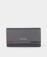 【SALE／30%OFF】Paul Smith 【公式】レイヤードストライプ キーケース ポール・スミス　アウトレット 財布・ポーチ・ケース その他の財布・ポーチ・ケース パープル オレンジ【送料無料】