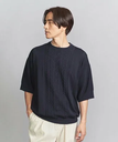 【SALE／50%OFF】BEAUTY&YOUTH UNITED ARROWS ハイゲージ アラン ニット Tシャツ ユナイテッドアローズ アウトレット トップス ニット ネイビー ベージュ【送料無料】