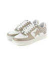 A BATHING APE BAPE STA #4 ア ベイシング エイプ シューズ・靴 スニーカー ベージュ シルバー【送料無料】