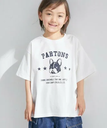 【SALE／60%OFF】ROPE' PICNIC KIDS 【KIDS】DOGプリントTシャツ ロペピクニック トップス カットソー・Tシャツ ホワイト カーキ ピンク