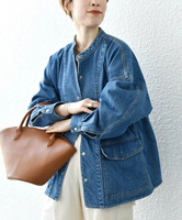 SHIPS any SHIPS any: デニム ワーク ジャケット[SHIPS any DENIM] シップス ジャケット・アウター デニムジャケット ブルー ブラック【送料無料】