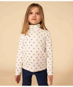 【SALE／20%OFF】PETIT BATEAU プリントタートルネック長袖Tシャツ プチバトー トップス カットソー・Tシャツ ホワイト【送料無料】