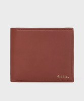 【SALE／30%OFF】Paul Smith 【公式】マルチストライプトリムインサイド 2つ折り財布 ポール・スミス　アウトレット 財布・ポーチ・ケース 財布 オレンジ【送料無料】