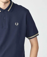 SHIPS MEN 【SHIPS別注】FRED PERRY: イギリス製 M2 シングルライン ポロシャツ 24SS シップス トップス ポロシャツ ネイビー ブラック【送料無料】