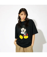 ABAHOUSE LASTWORD 【PENNYS / ペニーズ】VINTAGE mickey / ミッキー Tシャ アバハウス トップス カットソー・Tシャツ ブラック ホワイト【送料無料】