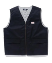 【SALE／40%OFF】XLARGE PATCHED WORK VEST ベスト XLARGE エクストララージ トップス ベスト・ジレ ブラック ネイビー【送料無料】