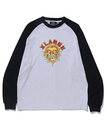 【SALE／30%OFF】XLARGE FLAME RAGLAN L/S TEE エクストララージ トップス カットソー・Tシャツ ブラック ネイビー レッド【送料無料】