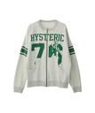 HYSTERIC GLAMOUR HYSTERIC 76 オーバーサイズジャンパー ヒステリックグラマー ジャケット・アウター ブルゾン・ジャンパー グレー ホワイト ブラック【送料無料】