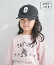 【SALE／30%OFF】ROPE' PICNIC KIDS 【KIDS】【Champion/チャンピオン別注】ビッグロゴ刺繍キャップ/リンクコーデ ロペピクニック 帽子 キャップ ブラック ホワイト グリーン