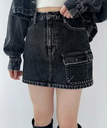 【SALE／30%OFF】Heather 【一部カラー40%OFF】Denim Mini Skirt ヘザー スカート ミニスカート【送料無料】