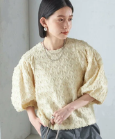 【SALE／40%OFF】SHIPS WOMEN ＜手洗い可能＞ジオメタリック カット ジャカード ブラウス 24SS ◇ シップス トップス シャツ・ブラウス ホワイト ブラック【送料無料】