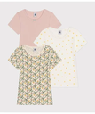 【SALE／40%OFF】PETIT BATEAU 半袖Tシャツ3枚組 プチバトー インナー・ルームウェア その他のインナー・ルームウェア【送料無料】