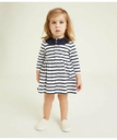 【SALE／20%OFF】PETIT BATEAU マリニエール衿付き長袖ワンピース プチバトー ワンピース・ドレス ワンピース【送料無料】