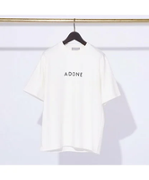 ABAHOUSE LASTWORD 【ADONE】ベアポンチ ロゴ 半袖Tシャツ アバハウス トップス カットソー・Tシャツ ホワイト ブラック グレー ブラウン【送料無料】