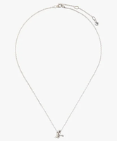 agnes b. FEMME H925 NECKLACE ICONIC ITALIC B ネックレス アニエスベー アクセサリー・腕時計 ネックレス シルバー【送料無料】