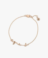 agnes b. FEMME H922 BRACELET ロゴブレスレット アニエスベー アクセサリー・腕時計 ブレスレット・バングル ピンク【送料無料】