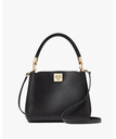 【SALE／60%OFF】kate spade new york フィービー トップ ハンドル サッチェル ケイトスペードニューヨーク バッグ ハンドバッグ ブラック【送料無料】