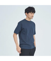 ABAHOUSE LASTWORD 【リブ付】シルケット ポンチ 半袖 Tシャツ アバハウス トップス カットソー・Tシャツ グリーン ホワイト ブラック ブラウン グレー【送料無料】