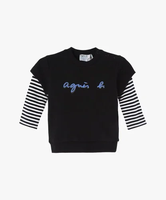 【SALE／46%OFF】agnes b. ENFANT SEJ8 L SWEAT ベビー スウェット アニエスベー トップス スウェット・トレーナー ブラック【送料無料】